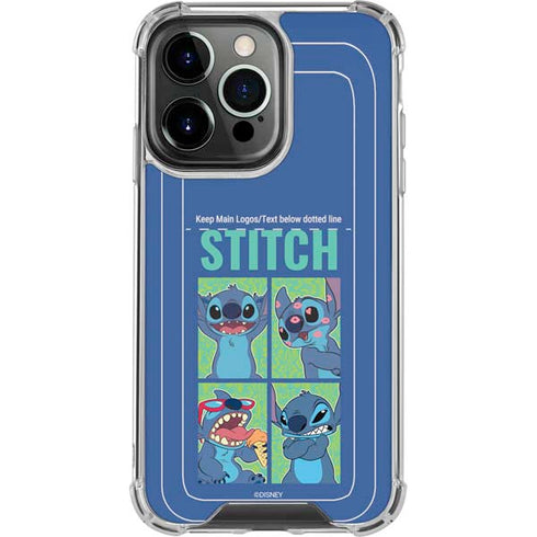 Disney Lilo and Stitch Personalities Moods iPhone 16 Pro Clear Case